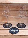 Filzuntersetzer "Cheers"