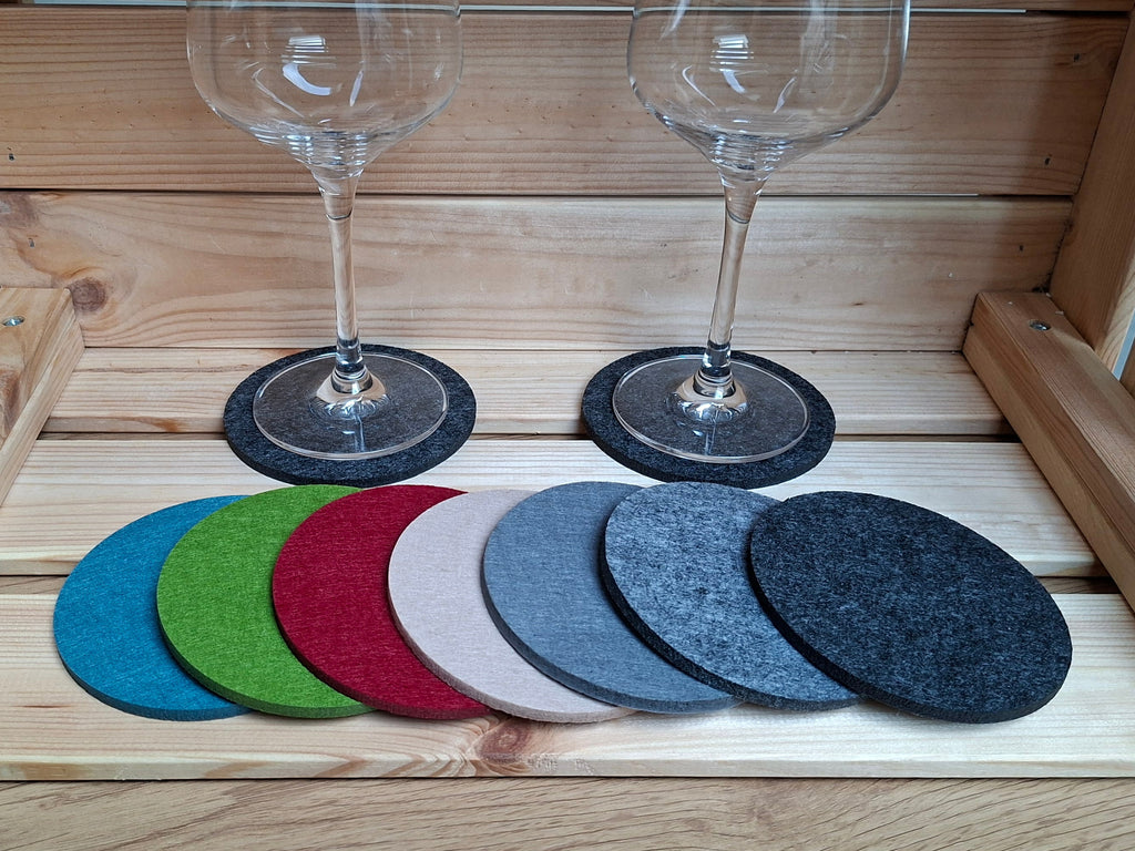 Filzuntersetzer "Wine Time"