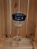 Weinglashalter "Nur noch EIN Glas"