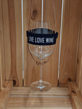 Weinglashalter "LIVE LOVE WINE"